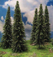 Grand Central Scenery Spruce Trees, 5", pkg of 10, All Scales