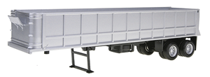 Herpa Models 36' Gravel Dump Trailer, Kit, Silver, HO Scale