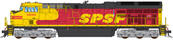 InterMountain GE Tier 4 GEVO ET44 Southern Pacific Santa Fe SPSF Heritage, DCC, LokSound, HO Scale - Image 2