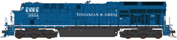 InterMountain GE Tier 4 GEVO ET44 Virginian & Ohio #1934, V&O, Heritage Allen McClelland, DCC, LokSound, HO Scale - Image 2