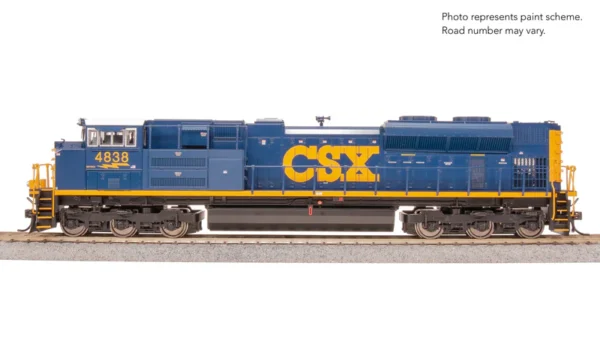 Broadway Limited EMD SD70ACe, CSX #4845, YNE Paint, Paragon4 Sound/DC/DCC, w/ Smoke, HO Scale (New) - Image 2