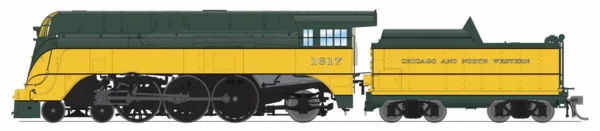 Broadway Limited Imports C&NW 4-6-2 "Yellow Jacket" #1617, 1942 Appearance, Paragon4 Sound/DC/DCC, HO - Image 2