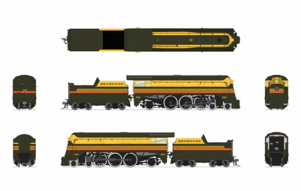 Broadway Limited Imports C&NW 4-6-2 SAL #865 "Silver Meteor", Fantasy Scheme, Paragon4 Sound/DC/DCC, HO - Image 3