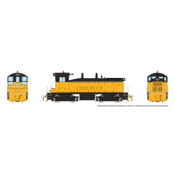 Rapido - EMD SW9 - Industrial Yellow  - DC/DCC/Sound - HO Scale - Image 2