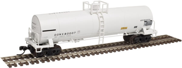 Atlas - 17,360 Gallon Tank Car - Dow Chemical #80007 - N Scale - Image 2