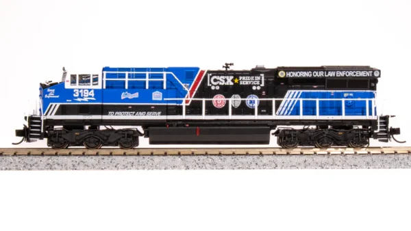 Broadway Limited GE ES44AC CSX #3194, Pride in Service Law Enforcement, Paragon4 Sound DC/DCC, N Scale - Image 2