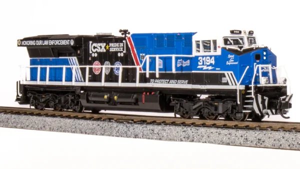 Broadway Limited GE ES44AC CSX #3194, Pride in Service Law Enforcement, Paragon4 Sound DC/DCC, N Scale - Image 10