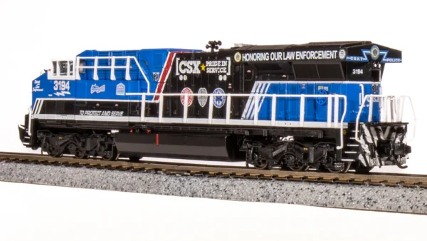 Broadway Limited GE ES44AC CSX #3194, Pride in Service Law Enforcement, Paragon4 Sound DC/DCC, N Scale - Image 9