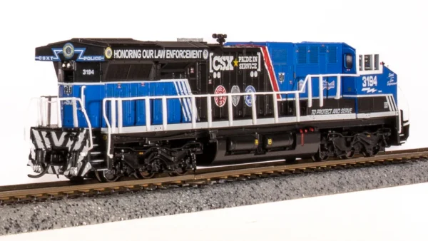 Broadway Limited GE ES44AC CSX #3194, Pride in Service Law Enforcement, Paragon4 Sound DC/DCC, N Scale - Image 7