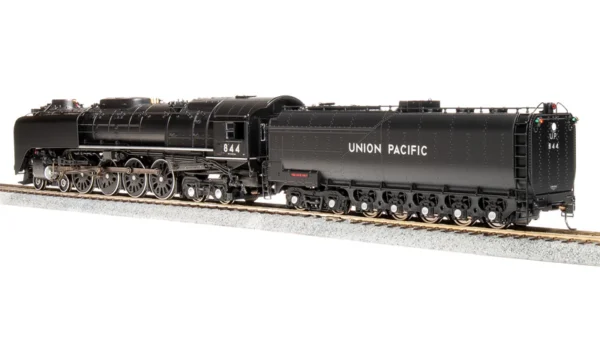 Broadway Limited Union Pacific 4-8-4 Class FEF-3 #844, Black & Graphite, 1989-2013 Excursion w/ Mars Light, Paragon4 Sound/DC/DCC, Smoke, HO Scale (New) - Image 7