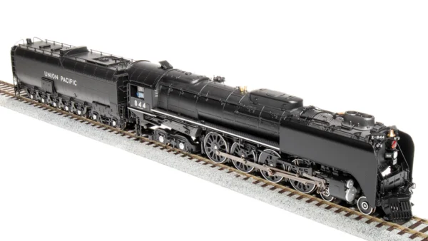 Broadway Limited Union Pacific 4-8-4 Class FEF-3 #844, Black & Graphite, 1989-2013 Excursion w/ Mars Light, Paragon4 Sound/DC/DCC, Smoke, HO Scale (New) - Image 6