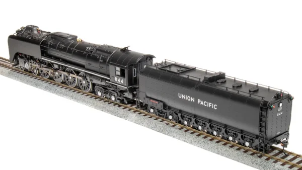 Broadway Limited Union Pacific 4-8-4 Class FEF-3 #844, Black & Graphite, 1989-2013 Excursion w/ Mars Light, Paragon4 Sound/DC/DCC, Smoke, HO Scale (New) - Image 5