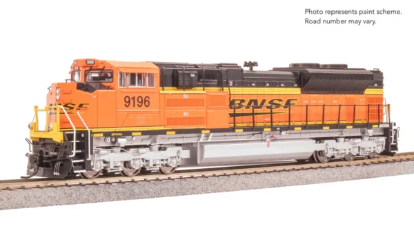 Broadway Limited EMD SD70ACe, BNSF #9283, Swoosh Scheme, Paragon4 Sound/DC/DCC, w/ Smoke, HO Scale (New) - Image 6