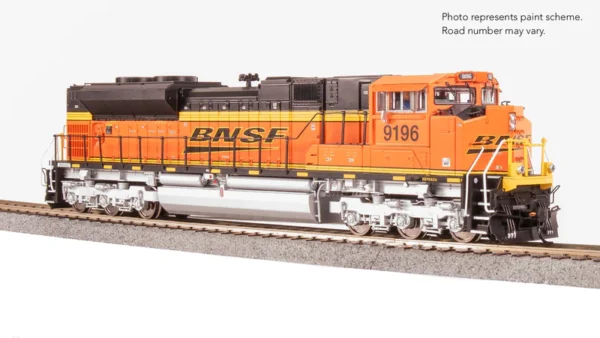 Broadway Limited EMD SD70ACe, BNSF #9283, Swoosh Scheme, Paragon4 Sound/DC/DCC, w/ Smoke, HO Scale (New) - Image 8