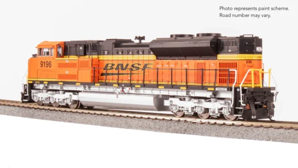 Broadway Limited EMD SD70ACe, BNSF #9283, Swoosh Scheme, Paragon4 Sound/DC/DCC, w/ Smoke, HO Scale (New) - Image 9