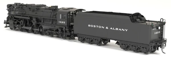 Broadway Limited Boston & Albany A1A #1405 - Post 1946 Appearance - 6 Axle Tender - Paragon4 Sound/DC/DCC with Smoke - HO Scale - Image 7