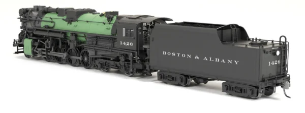 Broadway Limited Boston & Albany A1B #1426, 1930s Appearance w/ Sea Green Boiler - 4-Axle Tender - Paragon4 Sound/DC/DCC with Smoke - HO Scale - Image 7