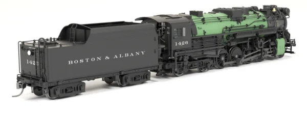 Broadway Limited Boston & Albany A1B #1426, 1930s Appearance w/ Sea Green Boiler - 4-Axle Tender - Paragon4 Sound/DC/DCC with Smoke - HO Scale - Image 6