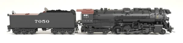 Broadway Limited Illinois Central #7050 - 1930's Appearance - Paragon4 Sound/DC/DCC with Smoke - HO Scale - Image 5