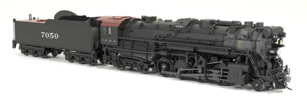 Broadway Limited Illinois Central #7050 - 1930's Appearance - Paragon4 Sound/DC/DCC with Smoke - HO Scale - Image 4