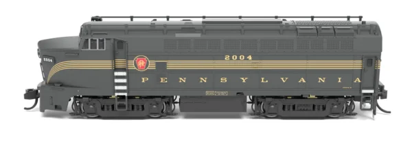 Broadway Limited - PRR Sharknose BF-16 A/B Set #2004-A/2004-B - DGLE 5-Stripe - Paragon 4 Sound/DC/DCC, Unpowered B - N Scale - Image 12