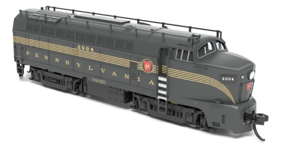 Broadway Limited - PRR Sharknose BF-16 A/B Set #2004-A/2004-B - DGLE 5-Stripe - Paragon 4 Sound/DC/DCC, Unpowered B - N Scale - Image 10