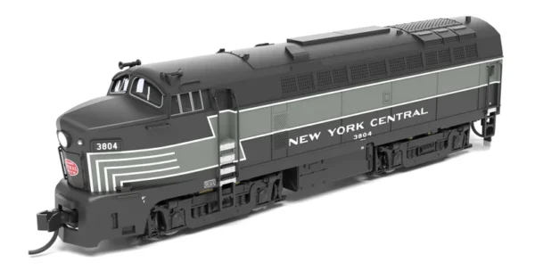 Broadway Limited - NYC Sharknose RF-16 A/B Set #3804/3706 - Lightning Stripe - Paragon 4 Sound/DC/DCC, Unpowered B - N Scale - Image 13