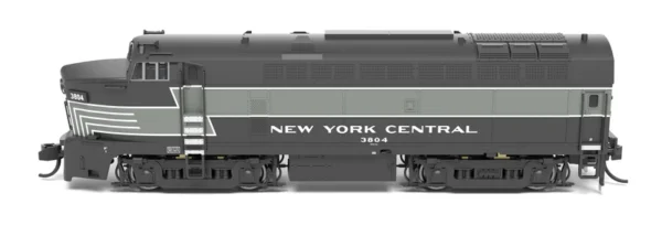 Broadway Limited - NYC Sharknose RF-16 A/B Set #3804/3706 - Lightning Stripe - Paragon 4 Sound/DC/DCC, Unpowered B - N Scale - Image 10