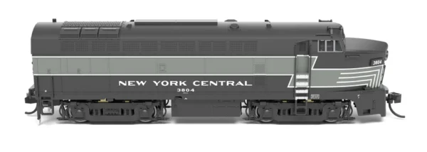 Broadway Limited - NYC Sharknose RF-16 A/B Set #3804/3706 - Lightning Stripe - Paragon 4 Sound/DC/DCC, Unpowered B - N Scale - Image 11