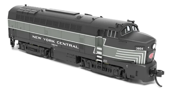 Broadway Limited - NYC Sharknose RF-16 A/B Set #3804/3706 - Lightning Stripe - Paragon 4 Sound/DC/DCC, Unpowered B - N Scale - Image 12