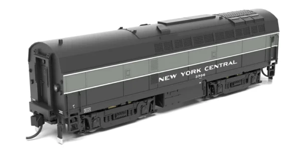 Broadway Limited - NYC Sharknose RF-16 A/B Set #3804/3706 - Lightning Stripe - Paragon 4 Sound/DC/DCC, Unpowered B - N Scale - Image 3