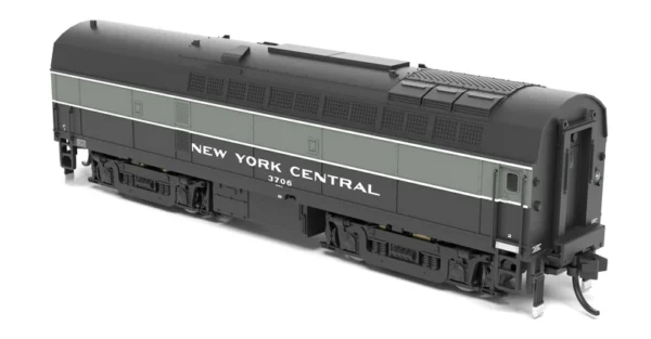 Broadway Limited - NYC Sharknose RF-16 A/B Set #3804/3706 - Lightning Stripe - Paragon 4 Sound/DC/DCC, Unpowered B - N Scale - Image 7