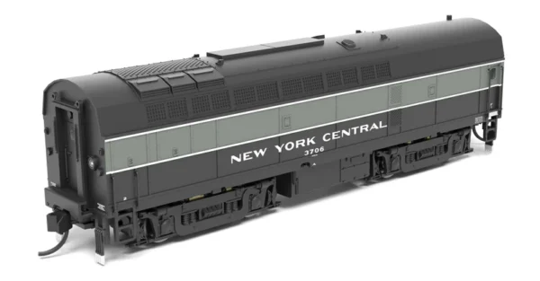 Broadway Limited - NYC Sharknose RF-16 A/B Set #3804/3706 - Lightning Stripe - Paragon 4 Sound/DC/DCC, Unpowered B - N Scale - Image 6