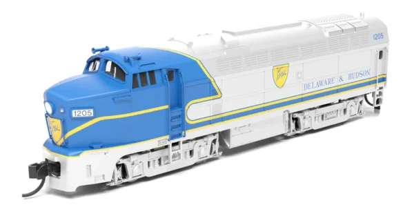 Broadway Limited - D&H Sharknose RF-16 A Unit #1205 - Blue Warbonnet - Paragon 4 Sound/DC/DCC - N Scale - Image 7