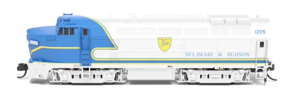 Broadway Limited - D&H Sharknose RF-16 A Unit #1205 - Blue Warbonnet - Paragon 4 Sound/DC/DCC - N Scale - Image 6