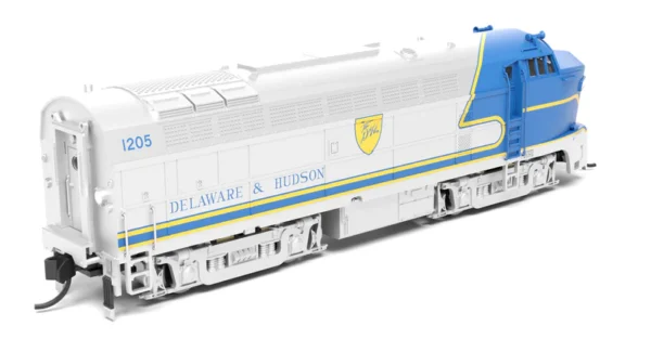 Broadway Limited - D&H Sharknose RF-16 A Unit #1205 - Blue Warbonnet - Paragon 4 Sound/DC/DCC - N Scale - Image 5