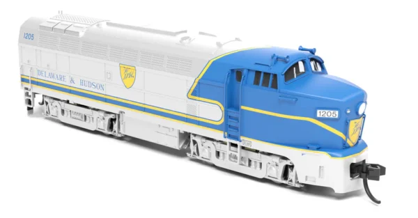 Broadway Limited - D&H Sharknose RF-16 A Unit #1205 - Blue Warbonnet - Paragon 4 Sound/DC/DCC - N Scale - Image 3