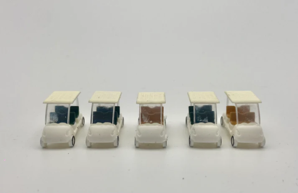 Rock Island Hobby RIH Golf Carts, (5) Pack, N Scale - Image 2