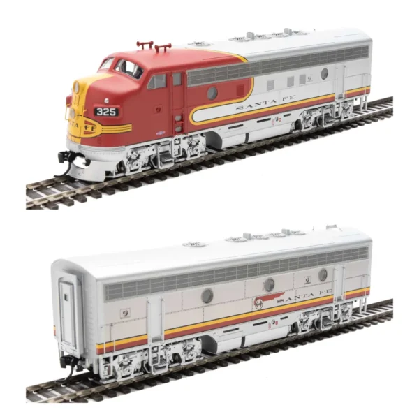 Walthers Mainline F7A-B Santa Fe "Warbonnet" w/ DCC & Sound, HO Scale (Pre-owned) - Image 2